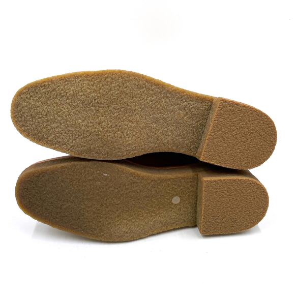 Loeffler Randall Raquel Chelsea Boots Brown Leather Block Heel Ankle Sz 10 - Picture 9 of 14